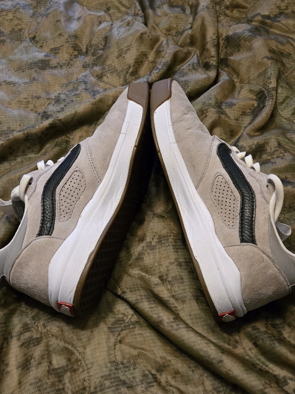 Grey Suede Vans Ultrarange Shoes Men 7.5